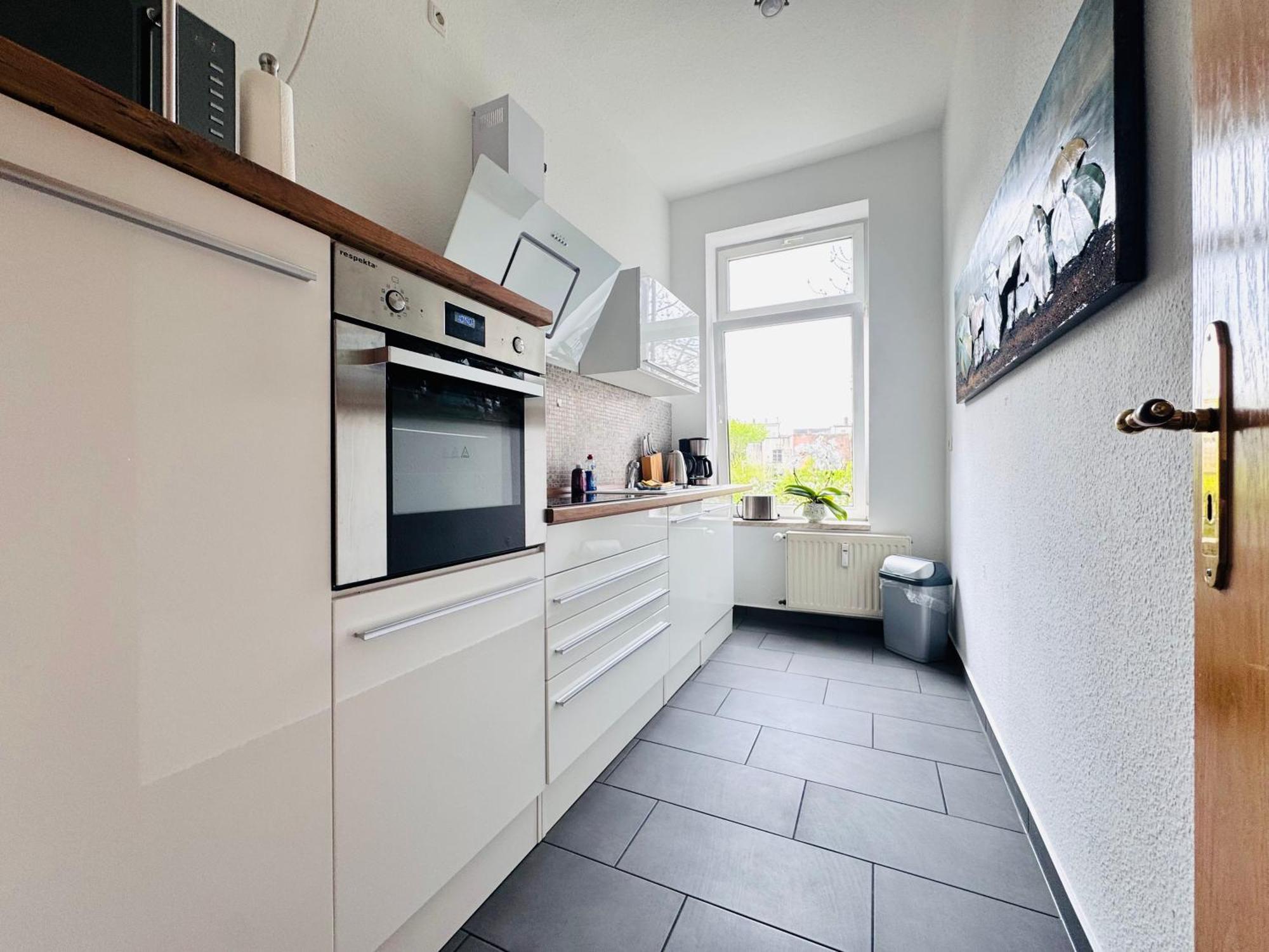 Attraktive Wohnung im schönen Hinterhof Schwerin  Exterior foto