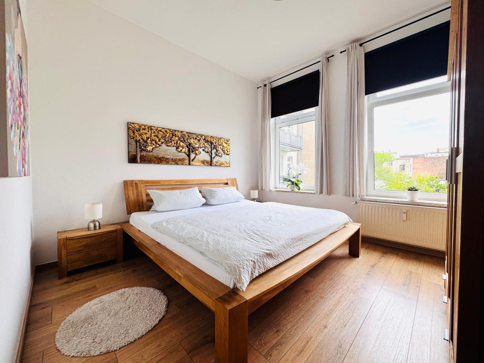 Attraktive Wohnung im schönen Hinterhof Schwerin  Exterior foto